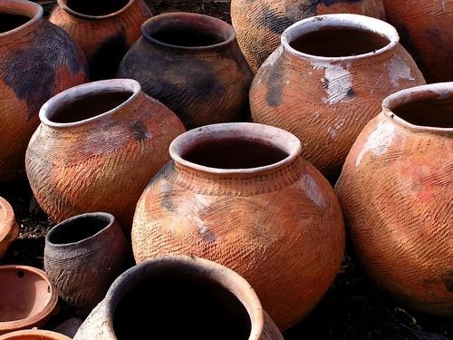 treasure in clay jars